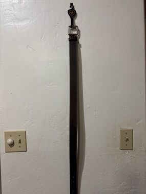 Ariat Brown Leather Textured Belt with Silver Buckle